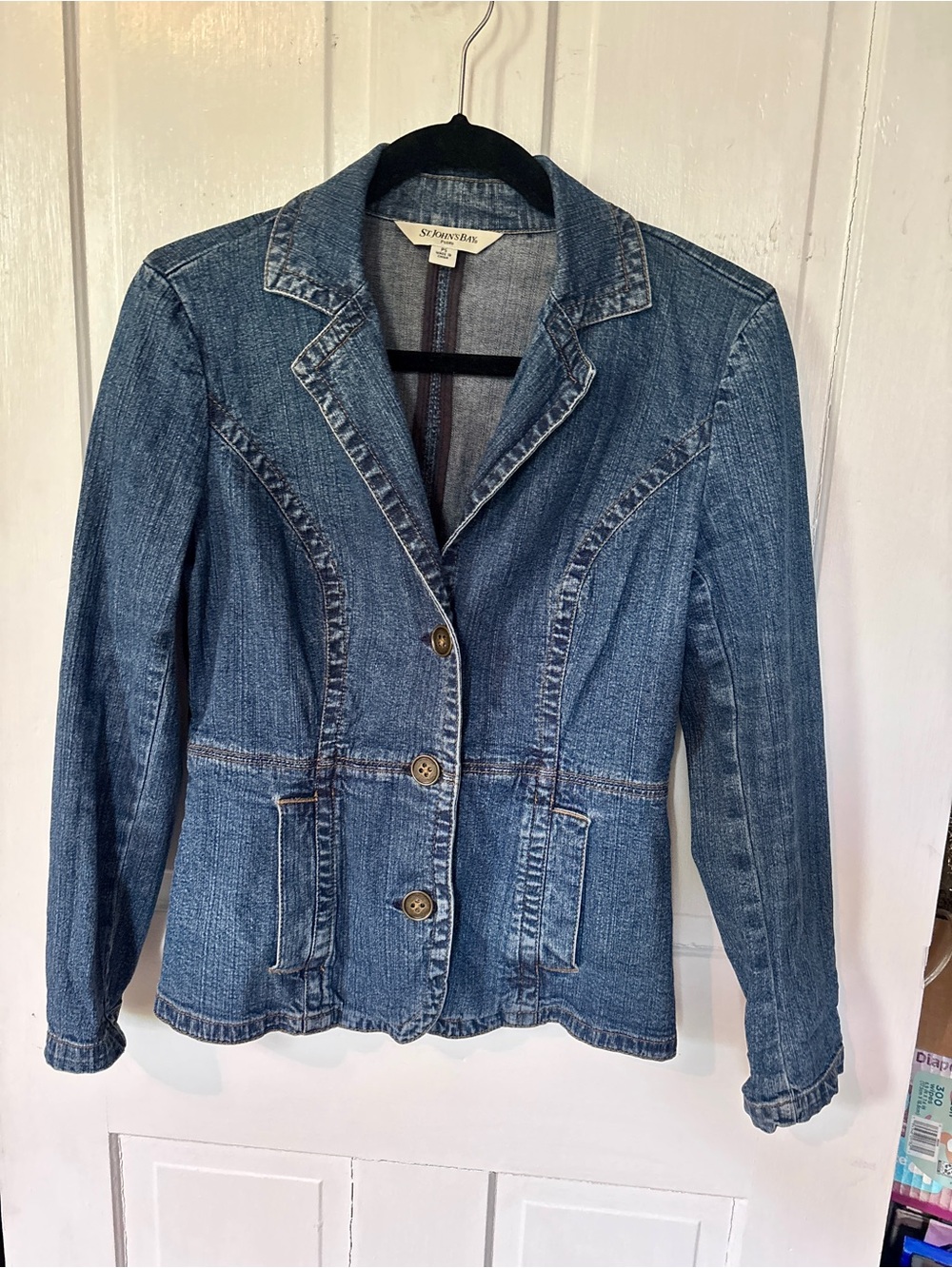 St. John’s Bay Fitted Denim Blazer